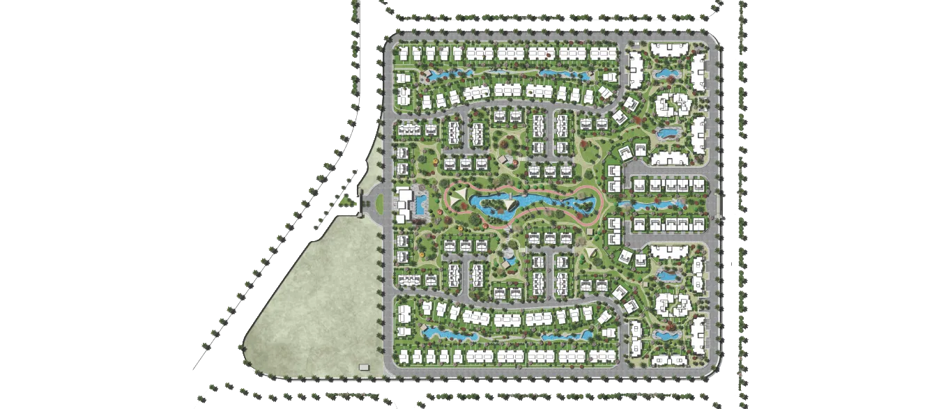 Garden Lakes masterplan