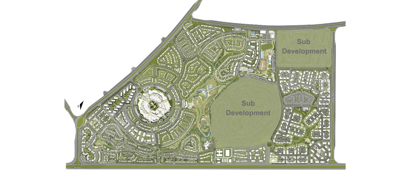 Hyde Park New Cairo masterplan